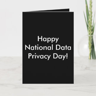 Happy National Data Privacy Day! カード