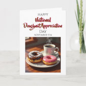 Happy National Doughnut Day | November 5th カード (正面)