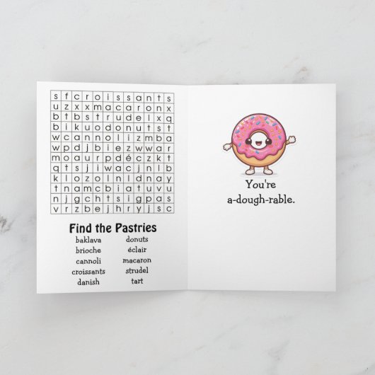 Happy National Doughnut Day | November 5th カード (内部)