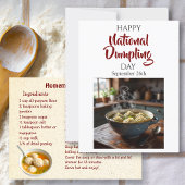 Happy National Dumpling Day! September 26th ポストカード