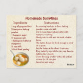 Happy National Dumpling Day! September 26th ポストカード (裏面)