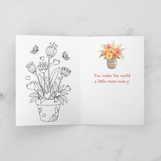 Happy National Flower Day - March 21st カード (内部)