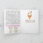 Happy National Frozen Yogurt Day | Feb 6th カード (内部)