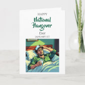 Happy National Hangover Day | January 1st カード (正面)