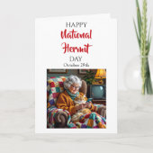 Happy National Hermit Day | October 29th カード (正面)