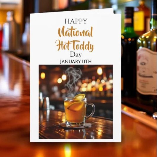 Happy National Hot Toddy Day ! January 11th カード