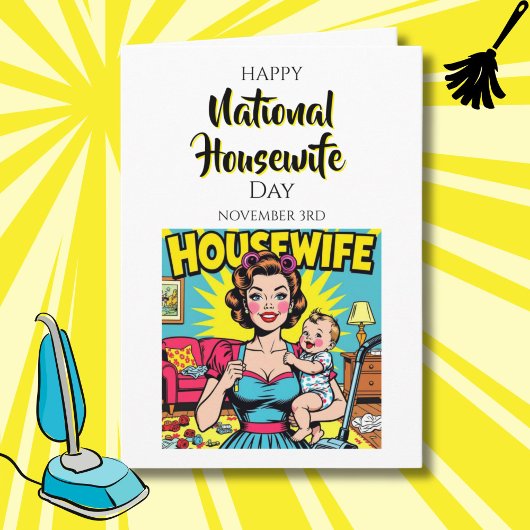 Happy National Housewife's day | November 3rd カード