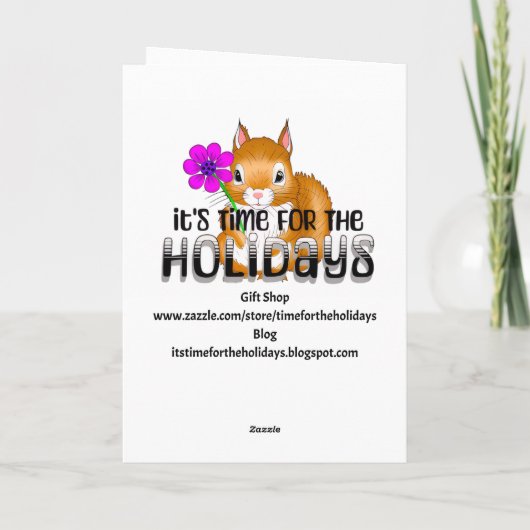 Happy National Housewife's day | November 3rd カード (裏面)