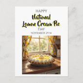 Happy National Lemon Cream Pie | Nov 29th ポストカード (正面)