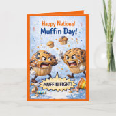 Happy National Muffin Day Greeting Card, Feb 20th カード (正面)
