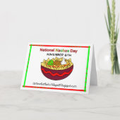 Happy National Nacho Day, November 6th  カード (正面)
