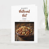 Happy National Nut Day | October 22nd  カード (正面)