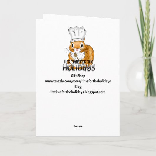 Happy National Nutty Fudge Day | May 12th カード (裏面)