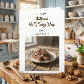 Happy National Nutty Fudge Day | May 12th カード
