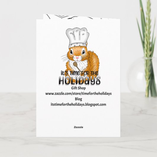 Happy National Pizza Month is October カード (裏面)