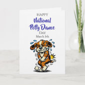 Happy National Potty Dance Day | March 5th カード (正面)