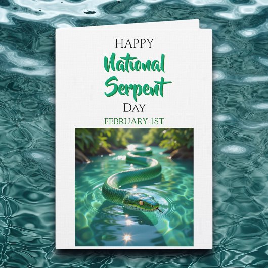 Happy National Serpent Day | February 1st カード