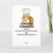 Happy National Sticky Bun Day! Feb 21st カード (裏面)