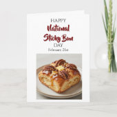 Happy National Sticky Bun Day! Feb 21st カード (正面)