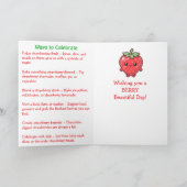 Happy National Strawberry Day | February 27th カード (内部)