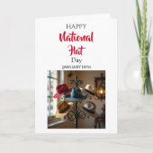 Happy Natoinal Hat Day | January 15th  カード (正面)