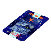 Happy New ロシアの Year in and English マグネット (左側)