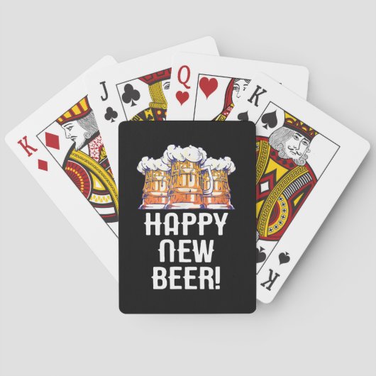 HAPPY NEW BEER! 年末年始の飲み会 トランプ (裏面)