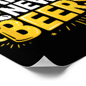 Happy New Beers New Year Nye Party Funny New Years ポスター (角)