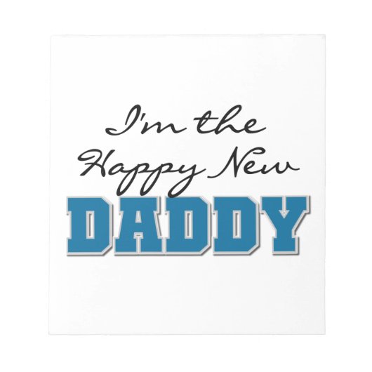 Happy New Daddy Gives ノートパッド (正面)