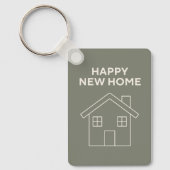 Happy New Home Key Ring - Warm eucalyptus キーホルダー (正面)