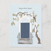 Happy New Home Quote House Illustration Card ポストカード (正面)