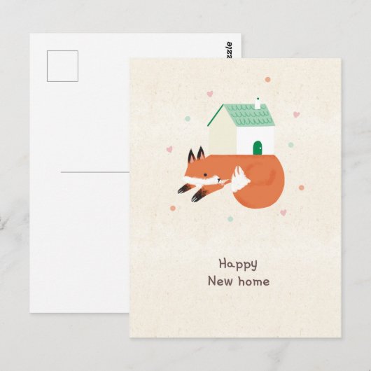 Happy new home vosje ポストカード (正面/裏面)