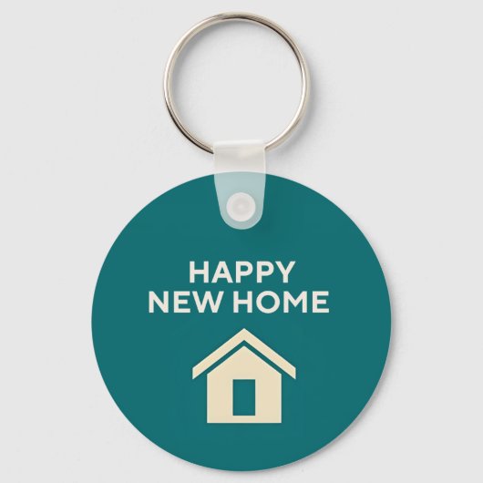 Happy New Home x Teal  キーホルダー (正面)