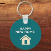 Happy New Home x Teal  キーホルダー (正面)