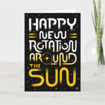 Happy New Rotation Around The Sun