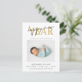 Happy New Yearフォト誕生 シーズンポストカード (スタンド正面)