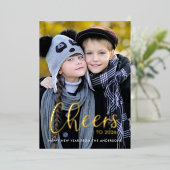 Happy New Year応援写真 箔シーズンカード (立ち正面)