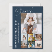 Happy New Year応援年レビュー9フォトブルー シーズンカード (正面)