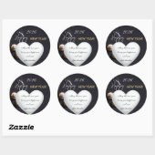 Happy New Year2026 ラウンドシール (シート)