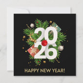 Happy New Year2026 招待状 (裏面)