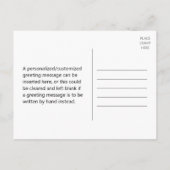 HAPPY NEW YEAR + カラフル Music Symbolsはがき ポストカード (裏面)