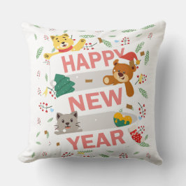 Happy new year クッション