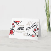 Happy New Year  サンキューカード (正面)