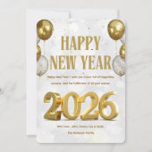 Happy new year シーズンカード (正面)