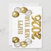 Happy new year シーズンカード (裏面)