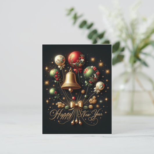 happy new year シーズンカード (スタンド正面)