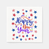 Happy new year スタンダードカクテルナプキン (正面)