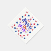 Happy new year スタンダードカクテルナプキン (角)