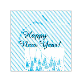 Happy New Year  セルフインキングスタンプ