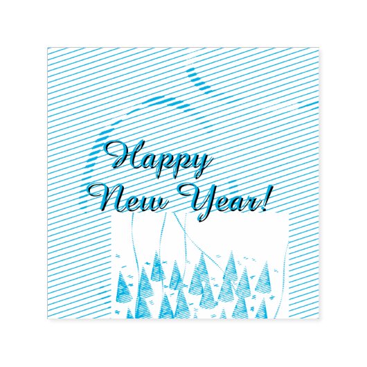 Happy New Year  セルフインキングスタンプ (デザイン)